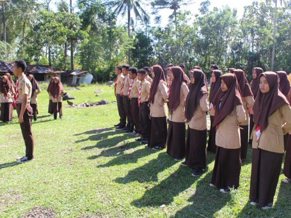 Pramuka SMAN 1 Ampek Angkek lakukan Pelantikan Bantara TP. 2016/ 2017