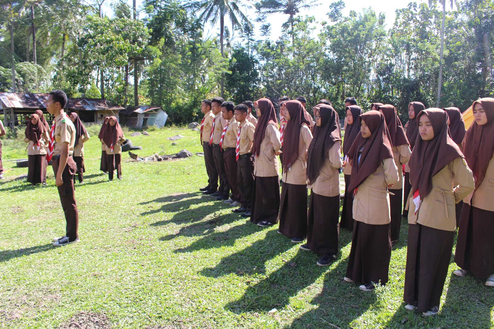 Pramuka SMAN 1 Ampek Angkek lakukan Pelantikan Bantara TP. 2016/ 2017
