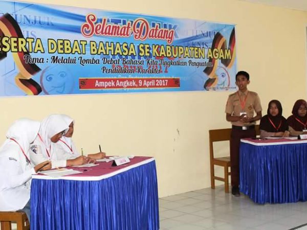 MKKS Kabupaten Agam Melaksanakan Lomba Debat Bahasa Tahun 2017