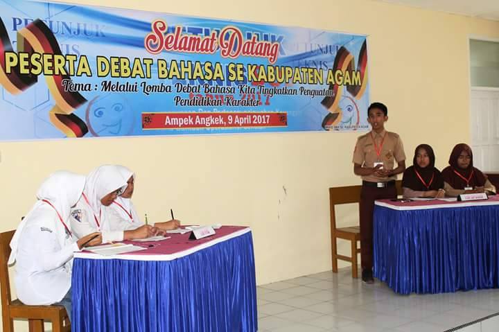 MKKS Kabupaten Agam Melaksanakan Lomba Debat Bahasa Tahun 2017