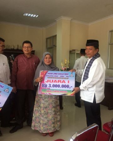 SMAN 1 Ampek Angkek Raih Peringkat Pertama Pada Lomba Sekolah Sehat Tingkat SMA/SMK se Kabupaten Agam