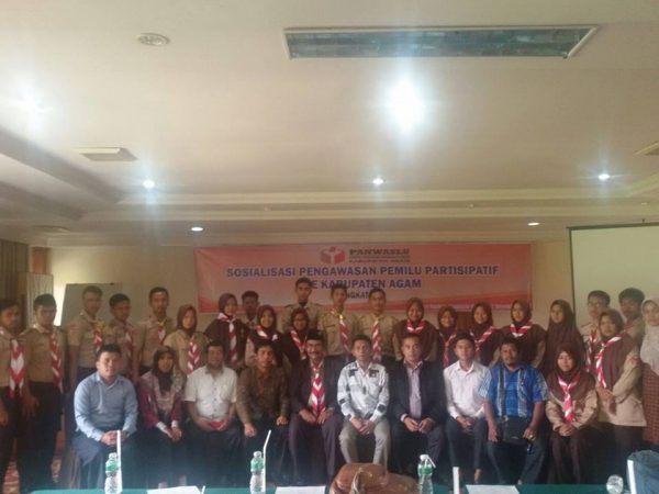 SMAN 1 Ampek Angkek ikuti Sosialisasi Pengawasan Pemilu Parsitipatif se Kabupaten Agam