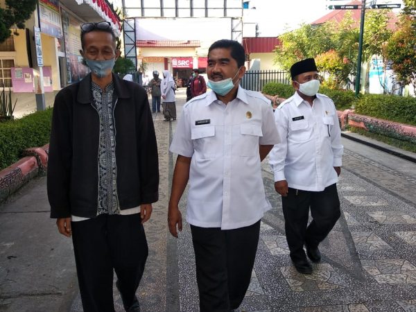 Kacabdin Wilayah 1 Sumatera Barat tinjau SMAN 1 Ampek Angkek