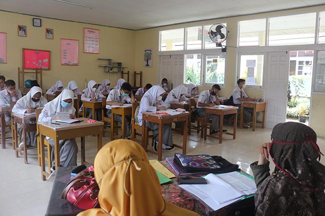 SMAN 1 Ampek Angkek Gelar Ujian Satuan Pendidikan