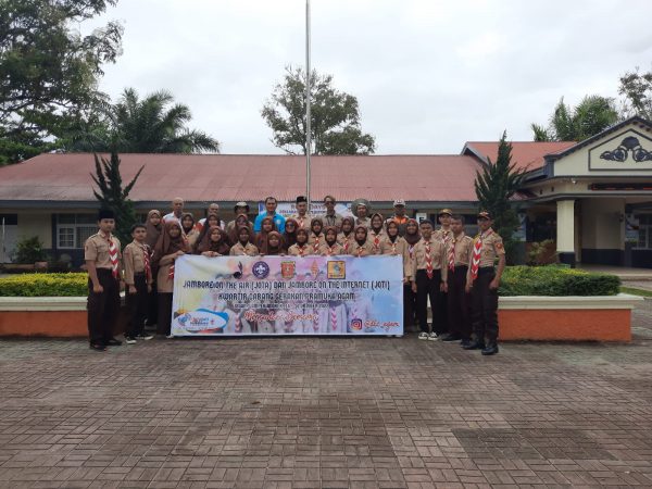 SMAN 1 Ampek Angkek sukses menjadi tempat pelaksanaan kegiatan Jota-joti Wilayah Kabuputen Agam Tahun 2022