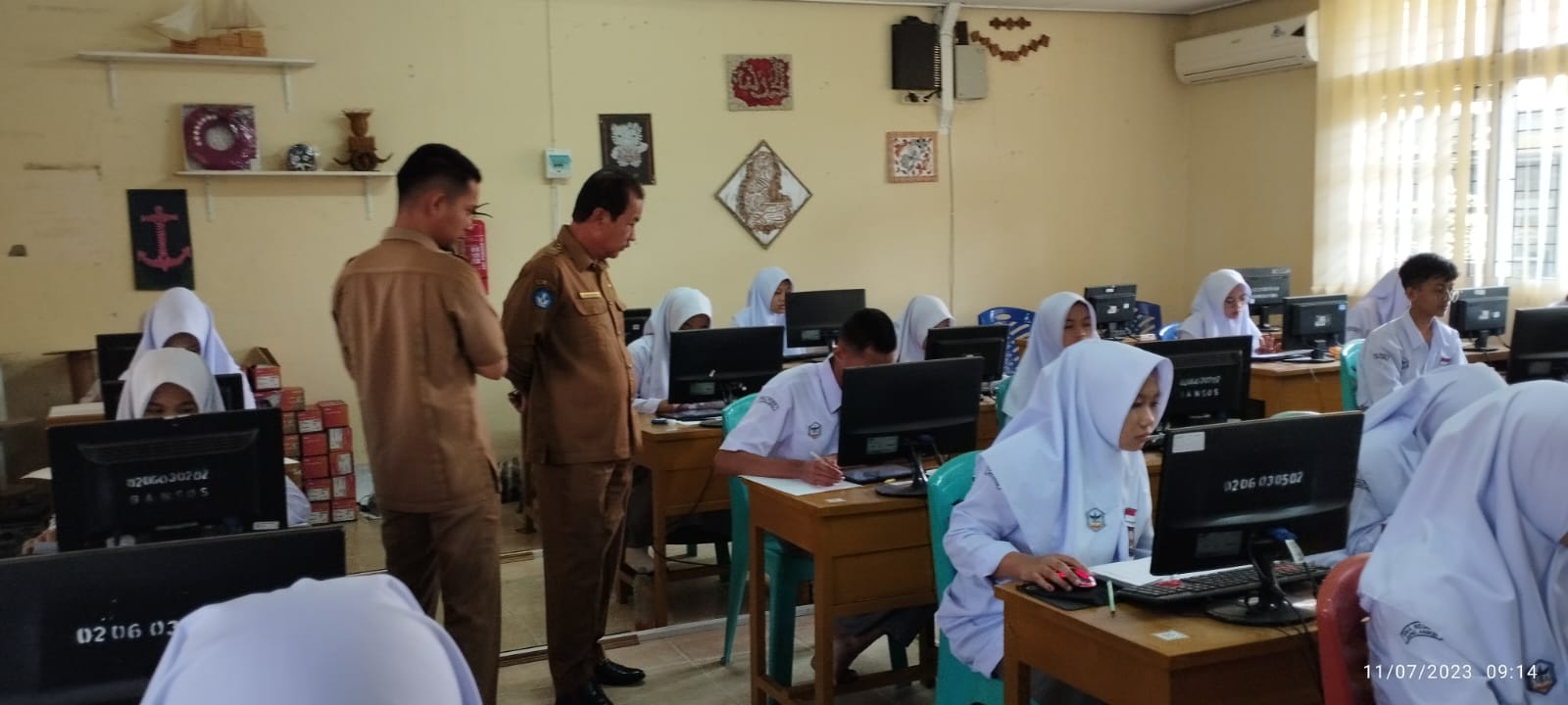 SMA Negeri 1 Ampek Angkek Melaksanakan Tes Diagnostik untuk siswa Kelas X TP. 2023/2024