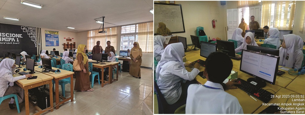 SMA Negeri 1 Ampek Angkek Sukses Gelar ANBK Tahun 2023
