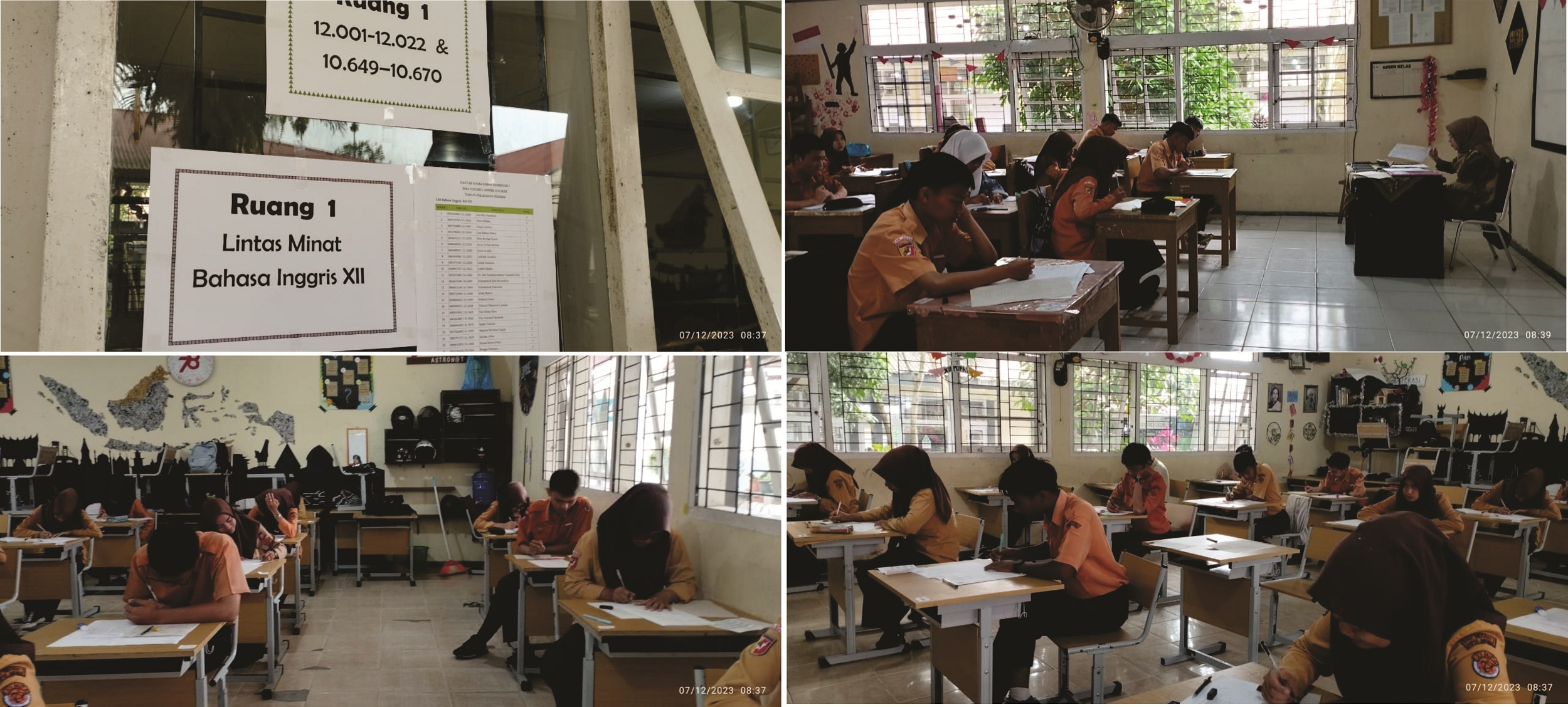 SMA Negeri 1 Ampek Angkek Laksanakan Ujian Semester Ganjil TP. 2023/ 2024