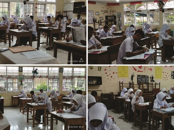 SMA Negeri 1 Ampek Angkek Mengadakan Ujian Satuan Pendidikan Bagi siswa Kelas XII TP. 2023/ 2024