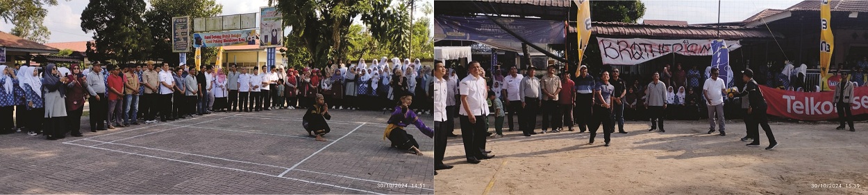 Kepala Dinas Pendidikan Propinsi Sumatera Barat Membuka  secara Resmi Kegiatan SMANIVA Volley Ball Competiton tahun 2024