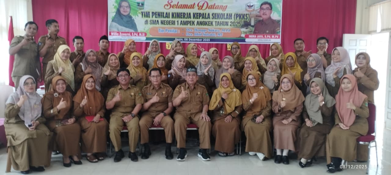 SMA Negeri 1 Ampek Angkek Melaksanakan Penilaian Kinerja Kepala Sekolah (PKKS) Tahun 2025