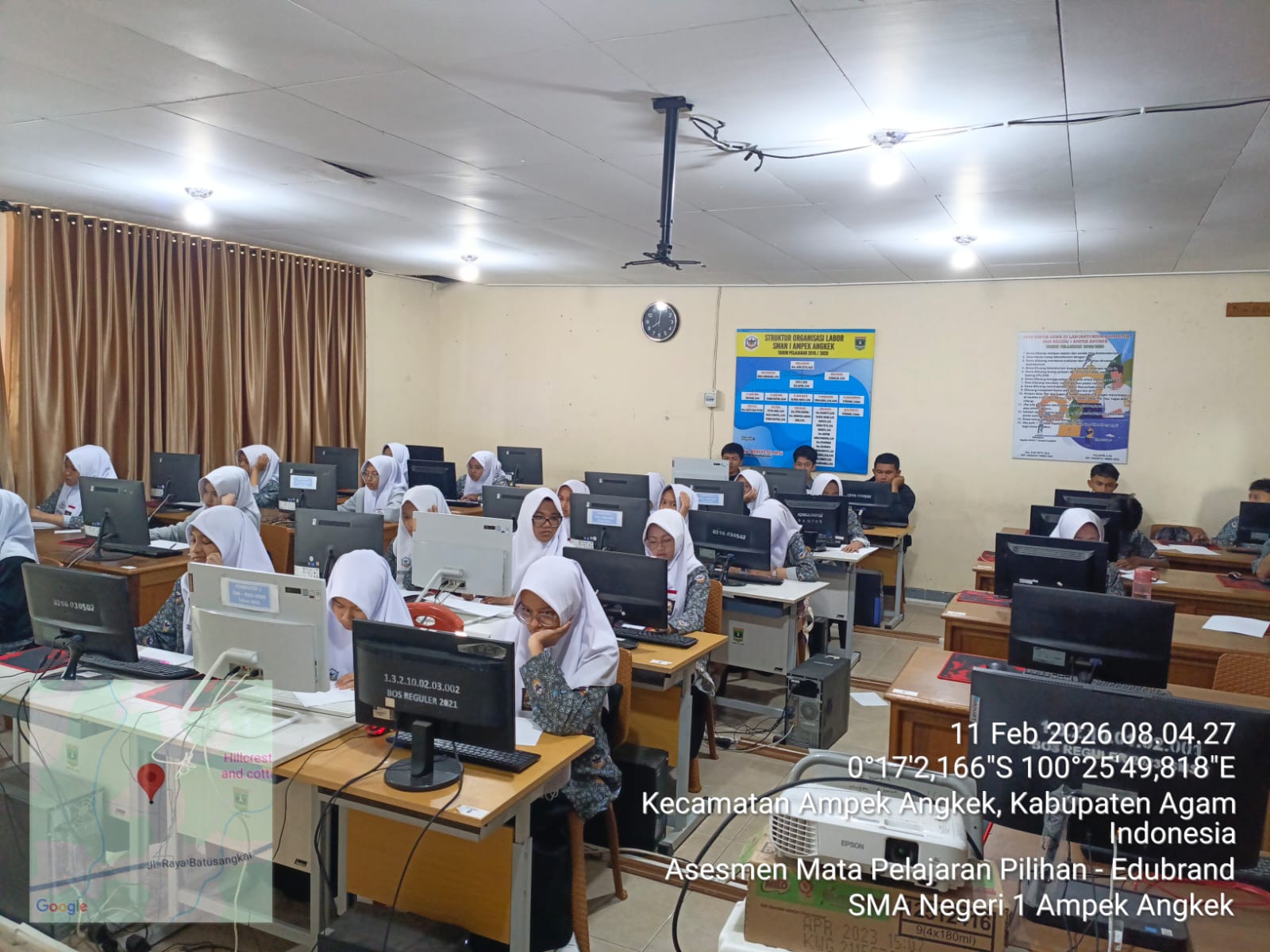 SMA Negeri 1 Ampek Angkek  Melaksanakan Asesment Mata Pelajaran Pilihan dikelas X Fase E