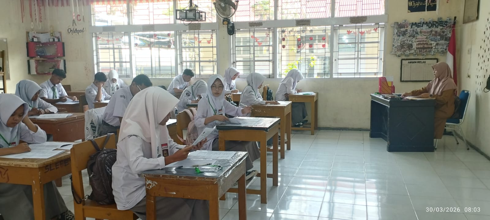 SMA Negeri 1 Ampek Angkek Melaksanakan Ujian Akhir Jenjang Siswa Kelas XII TP. 2025/2026
