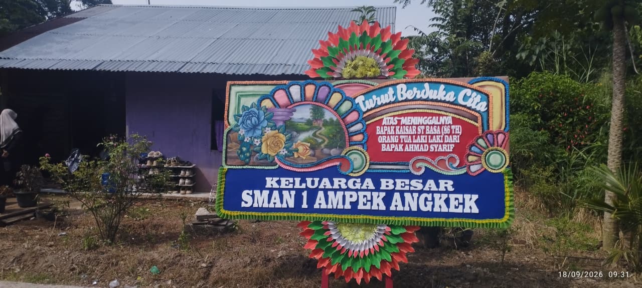 Berita duka cita atas berpulangnya orang tua dari Bapak Ahmad Syarief (Security SMA Negeri 1 Ampek Angkek) Berita duka cita atas berpulangnya orang tua dari Bapak Ahmad Syarief (Security SMA Negeri 1 Ampek Angkek)