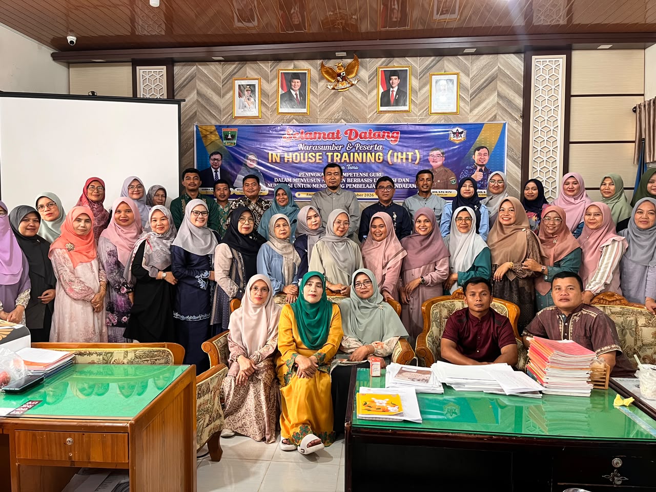 SMA Negeri 1 Ampek Angkek Melaksanakan In House Trainning (IHT) Asesment Berbasis Literasi dan Numerasi